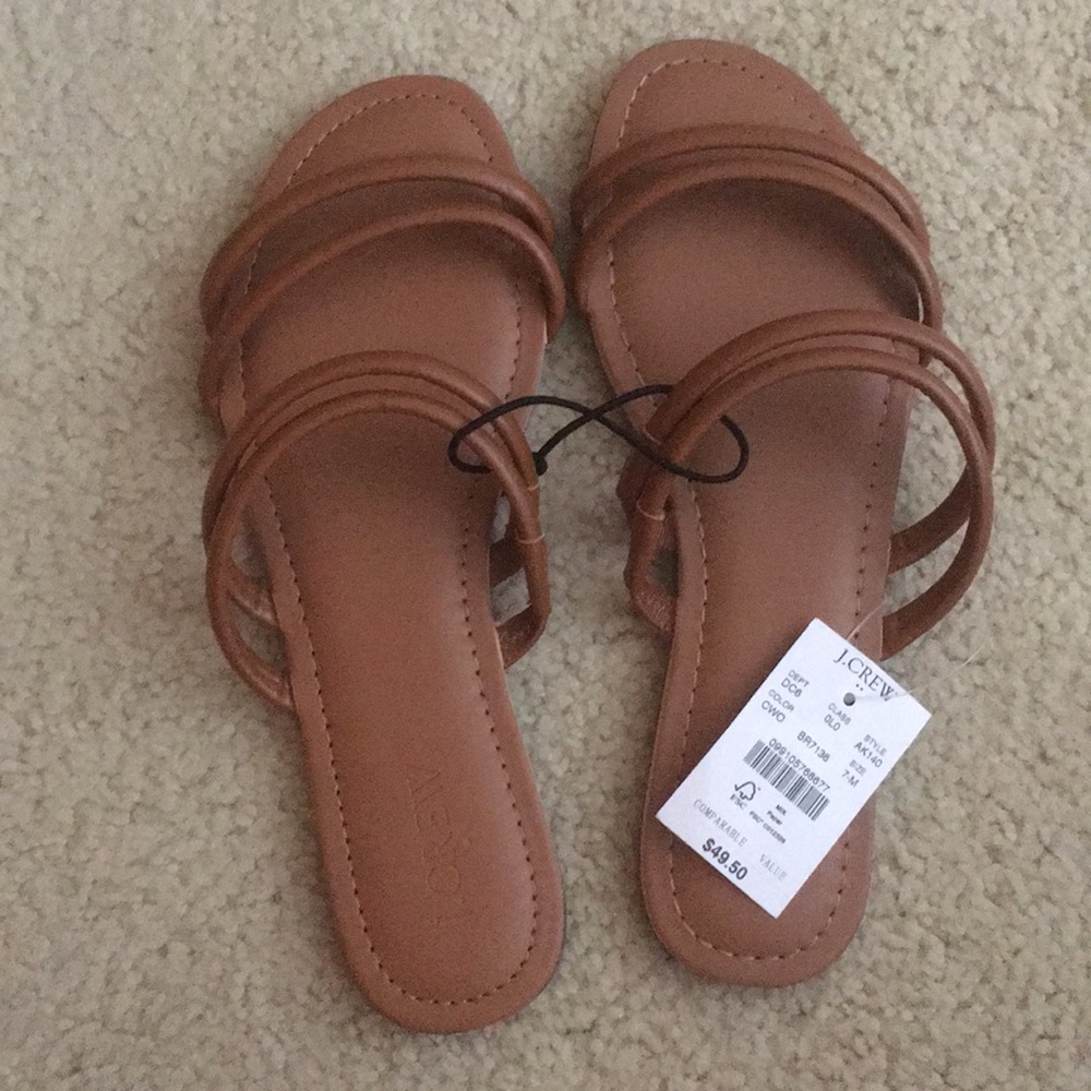 J crew beach flats